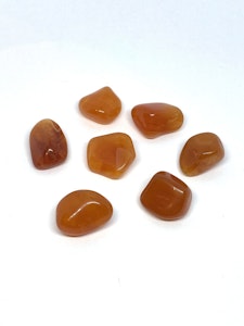 Karneol - AA-kvalitet - 1 Trumlad sten - 5 gram - Vi väljer sten