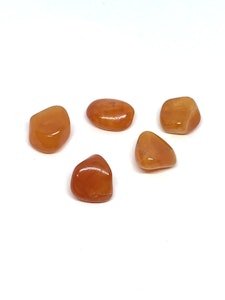 Karneol - AA-kvalitet - 1 Trumlad sten - 3 gram - Vi väljer sten