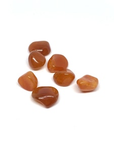 Karneol - AA-kvalitet - 1 Trumlad sten - 4 gram - Vi väljer sten