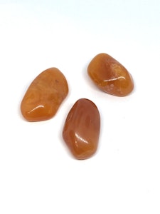 Karneol - AA-kvalitet - 1 Trumlad sten - 10 gram - Vi väljer sten