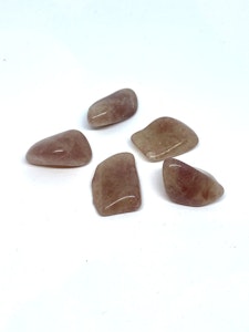 Röd Aventurin - 1 Trumlad sten - 5-6 gram - AA-kvalitet - Vi väljer sten
