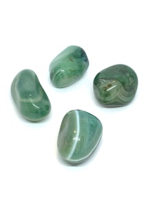 Grön Agat - 1 Trumlad sten - 30-32 gram - Vi väljer sten