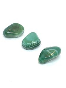 Grön Agat - 1 Trumlad sten - 24-25 gram - Vi väljer sten