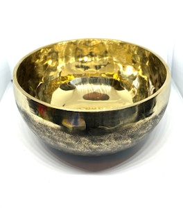 Klangskål - Ishana Black/Golden - Handgjord - 14,5 cm diameter