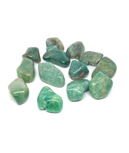 Amazonit - 1 Trumlad sten - Kvalitet B - 8-10 gram - Vi väljer sten