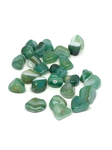Grön Agat - 1 Trumlad sten - 1-2 gram - Vi väljer sten