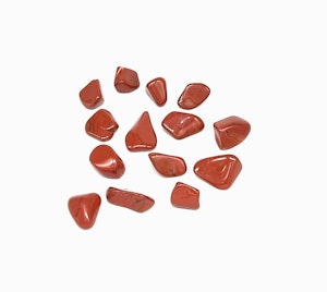 Röd Jaspis - 1 Trumlad sten - 4-5 gram - Vi väljer sten