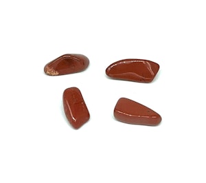 Röd Jaspis - 1 Trumlad sten - 8-9 gram - Vi väljer sten