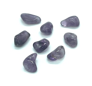 Ametist - 1 Trumlad sten - 8-9 gram - Kvalitet B - Vi väljer sten