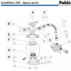 630003 - Unionskoppling 1½” till Pahlén Sandfilter 350 (2pack)