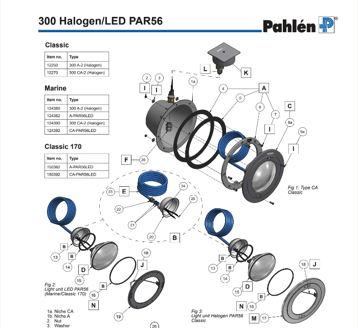 Belysningsinsats PAR56 Halogen Old Classic