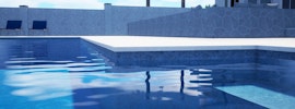 Pool Liner Granit Blå