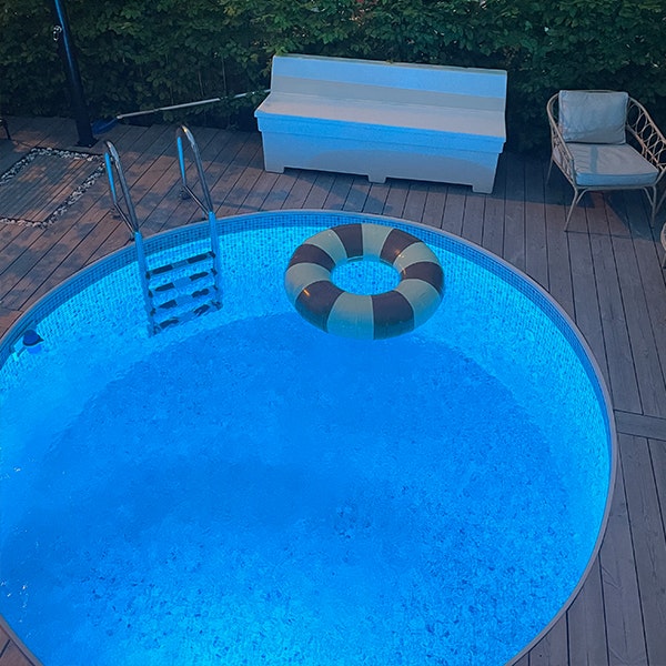 Pool Liner Grå Mosaik