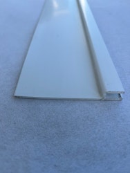 Sarglist Topplist Thermo/Mur Vit PVC spikplugg.