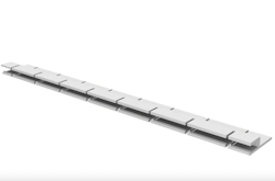 Topplist UNIK FORM - (Anpassad för liner med snäpp-in list) "Sarglist" (1500x46mm)