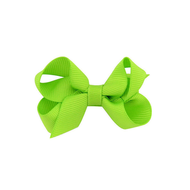 Hårklämma - Mini Bow Green