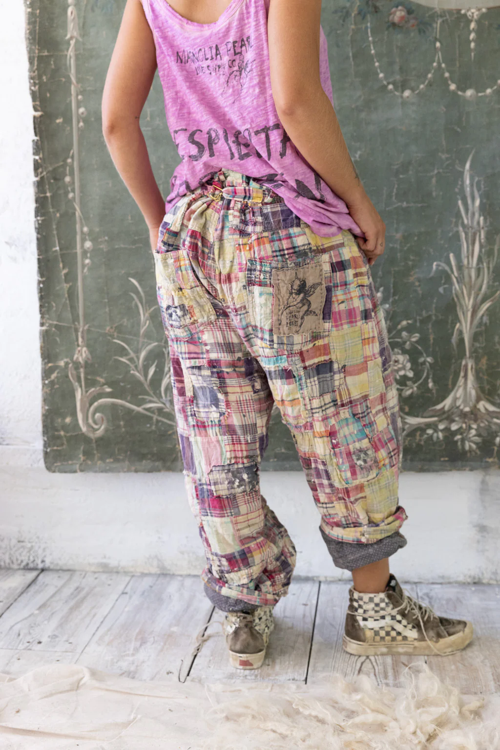 Patchwork Miner Trousers with
