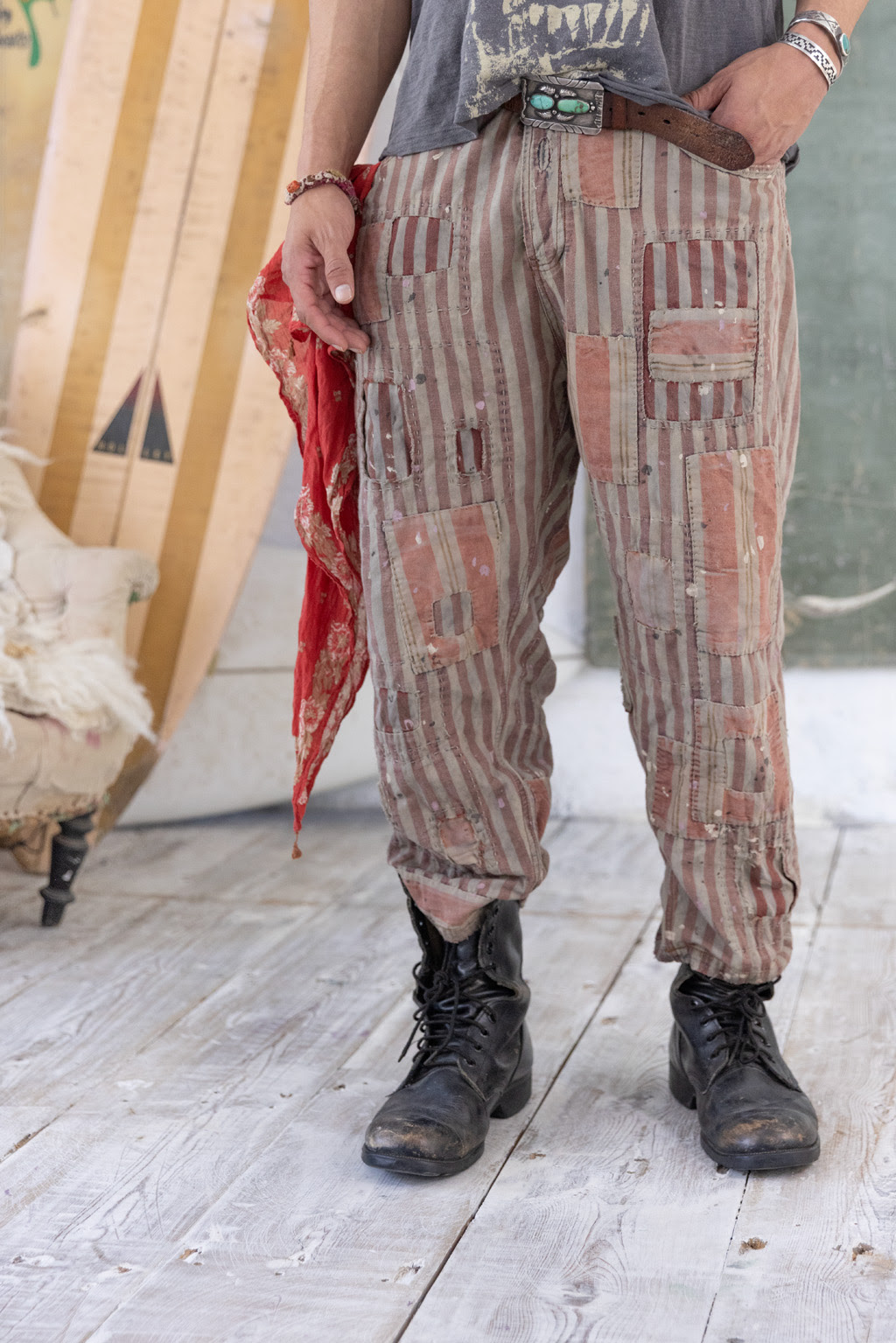 Striped Miner Pants