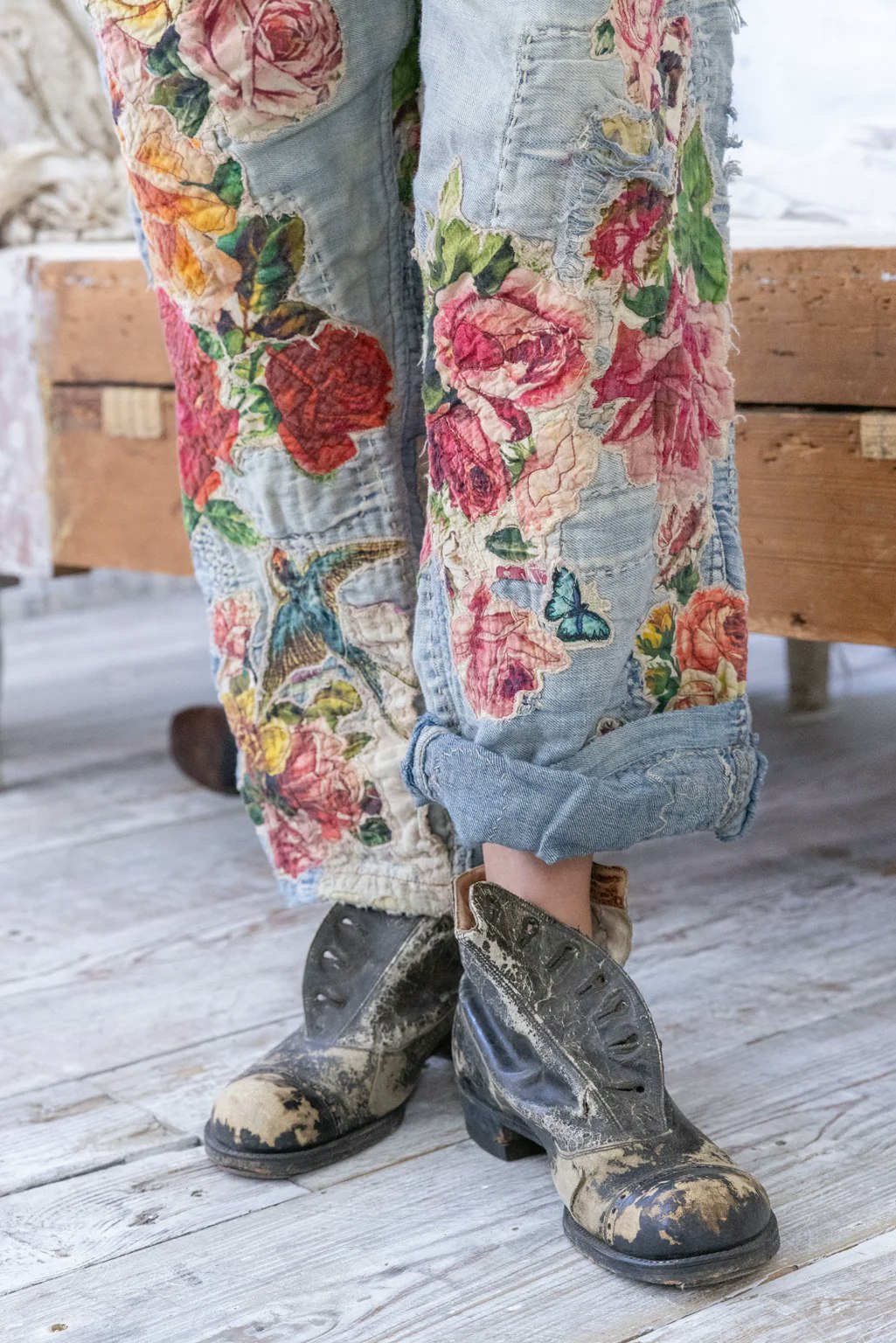 Quilts & Roses Miner Pants