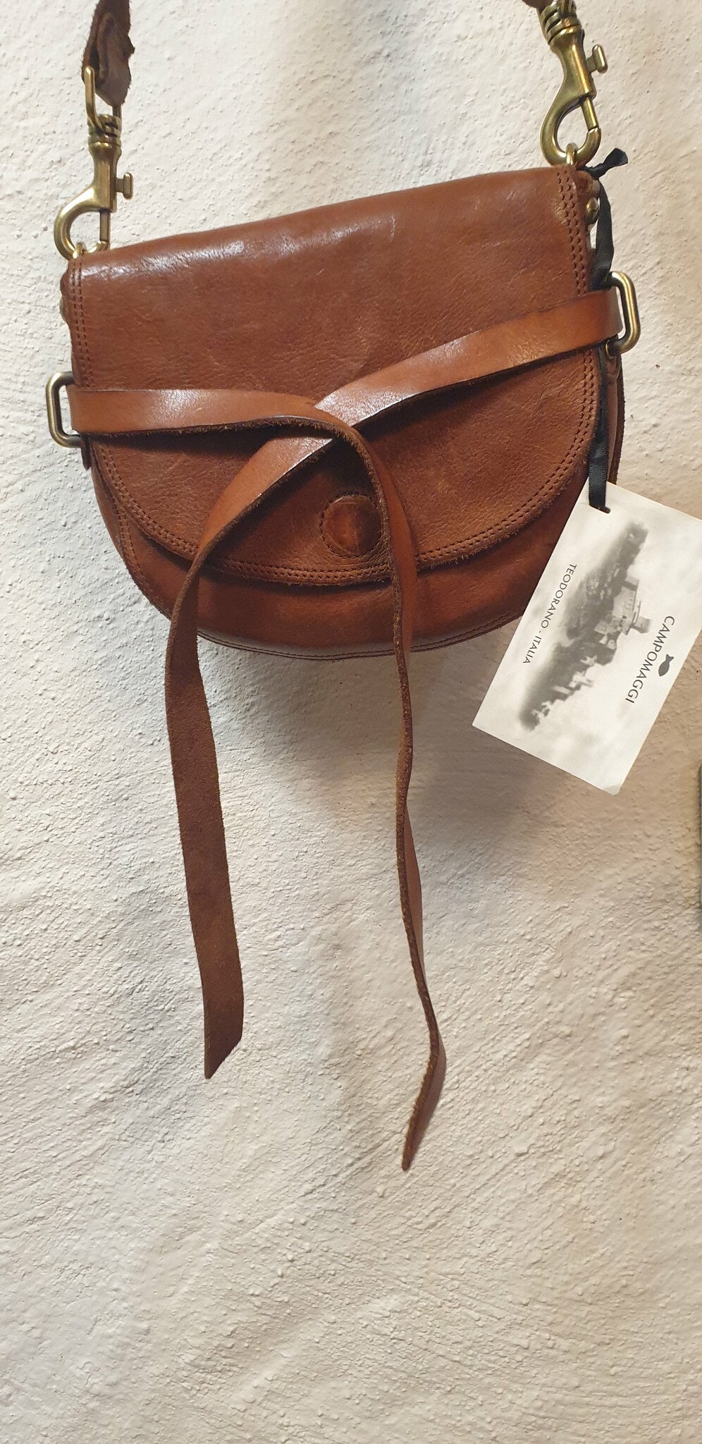 Väska i cognac