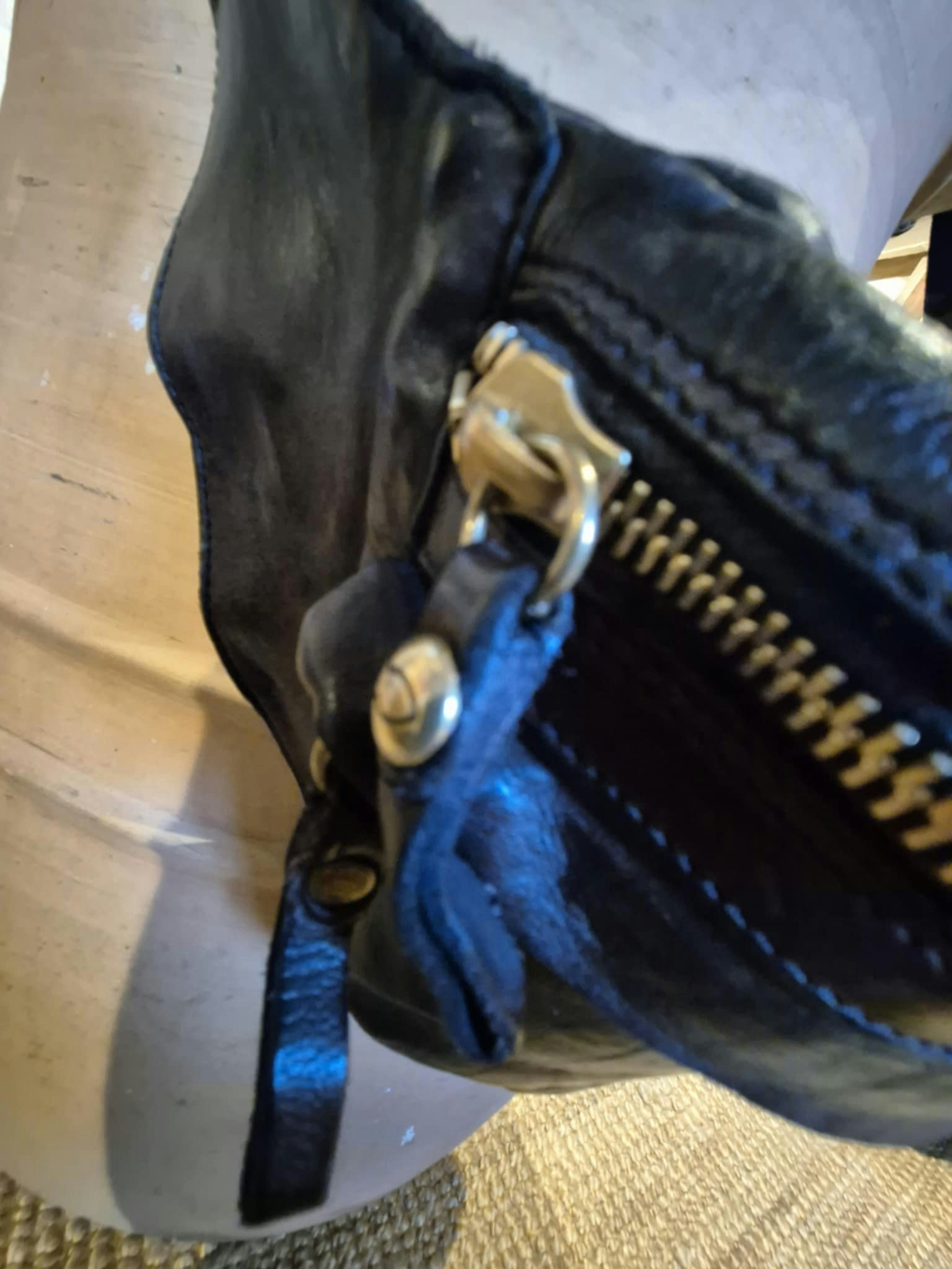 Beltbag stor grå/svart