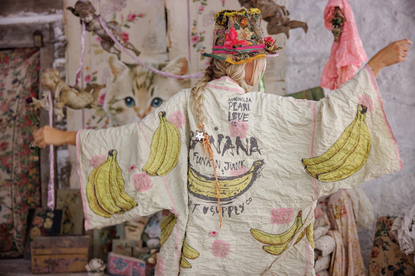 Banana Funk N Junk Kimono