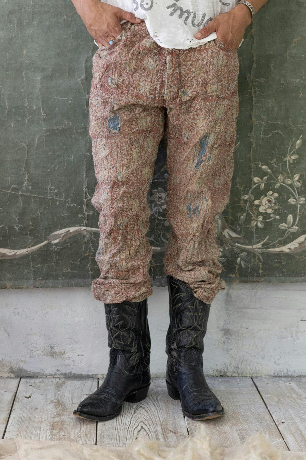 Block Print Roe Denims