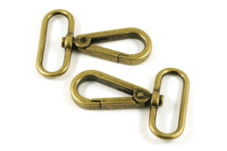 Flat Swivel Snap Hooks (2 pack)