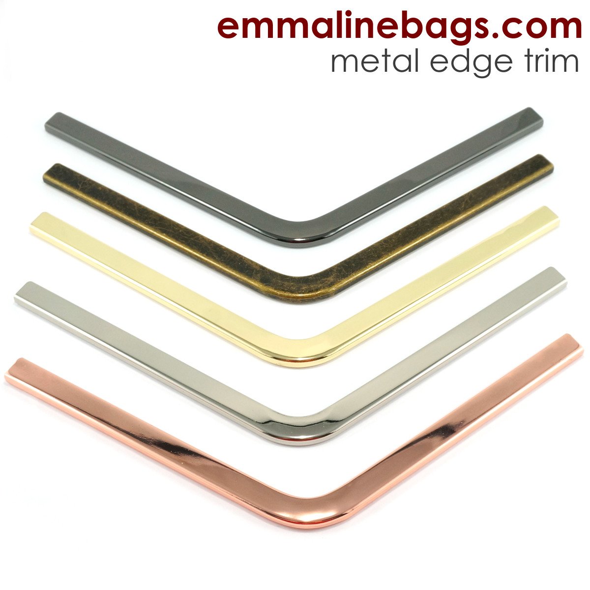 Metal Edge Trim: Style A - Large pointed (1 per package)