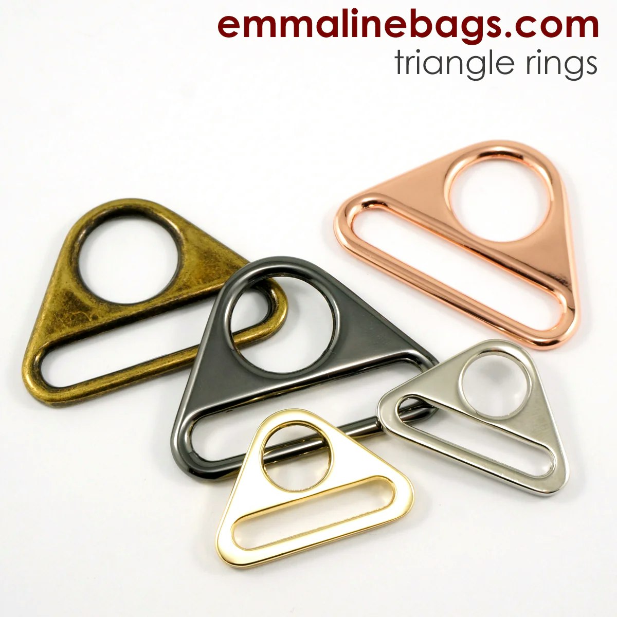 Triangle rings (2 pack)