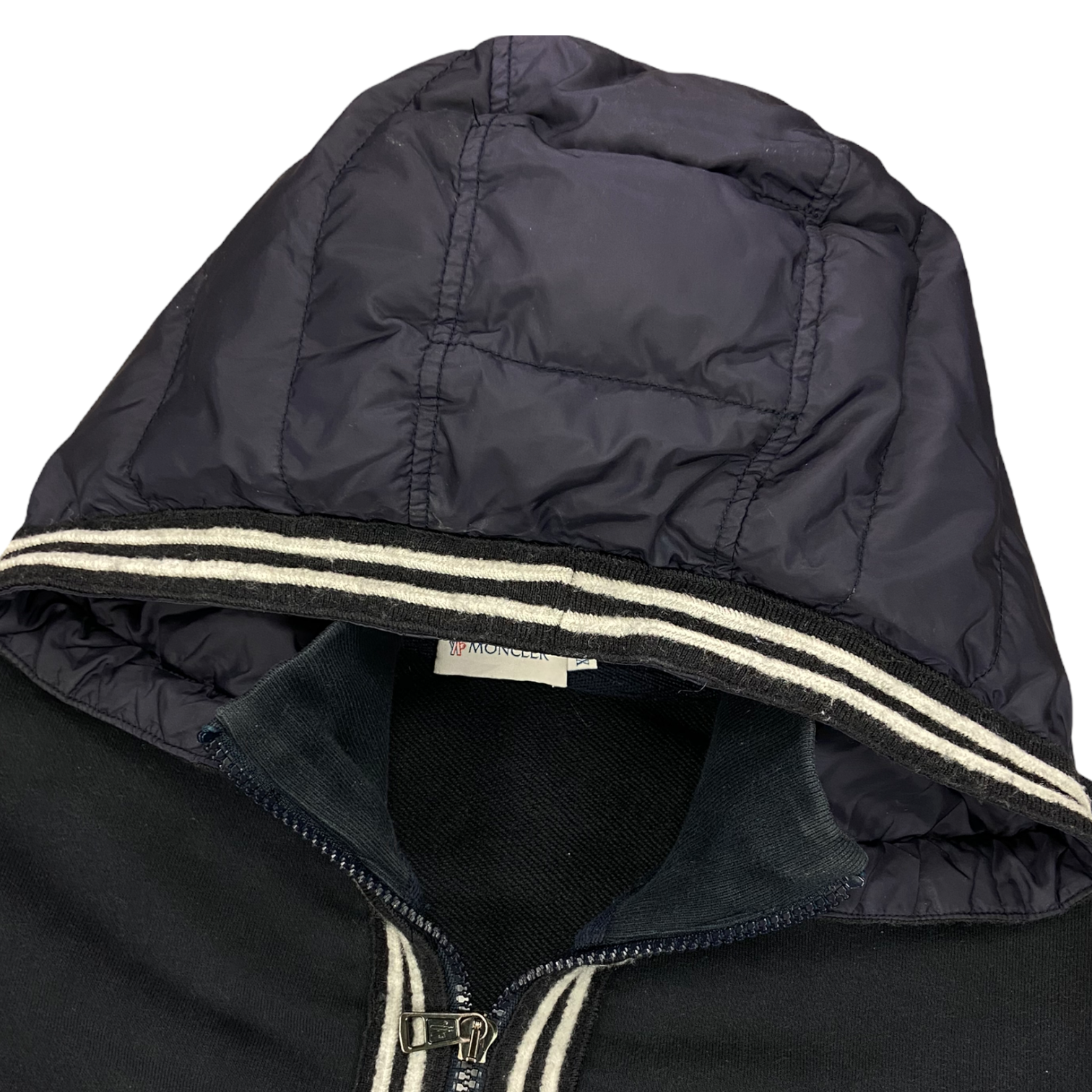 Moncler Hooded Down Cardigan