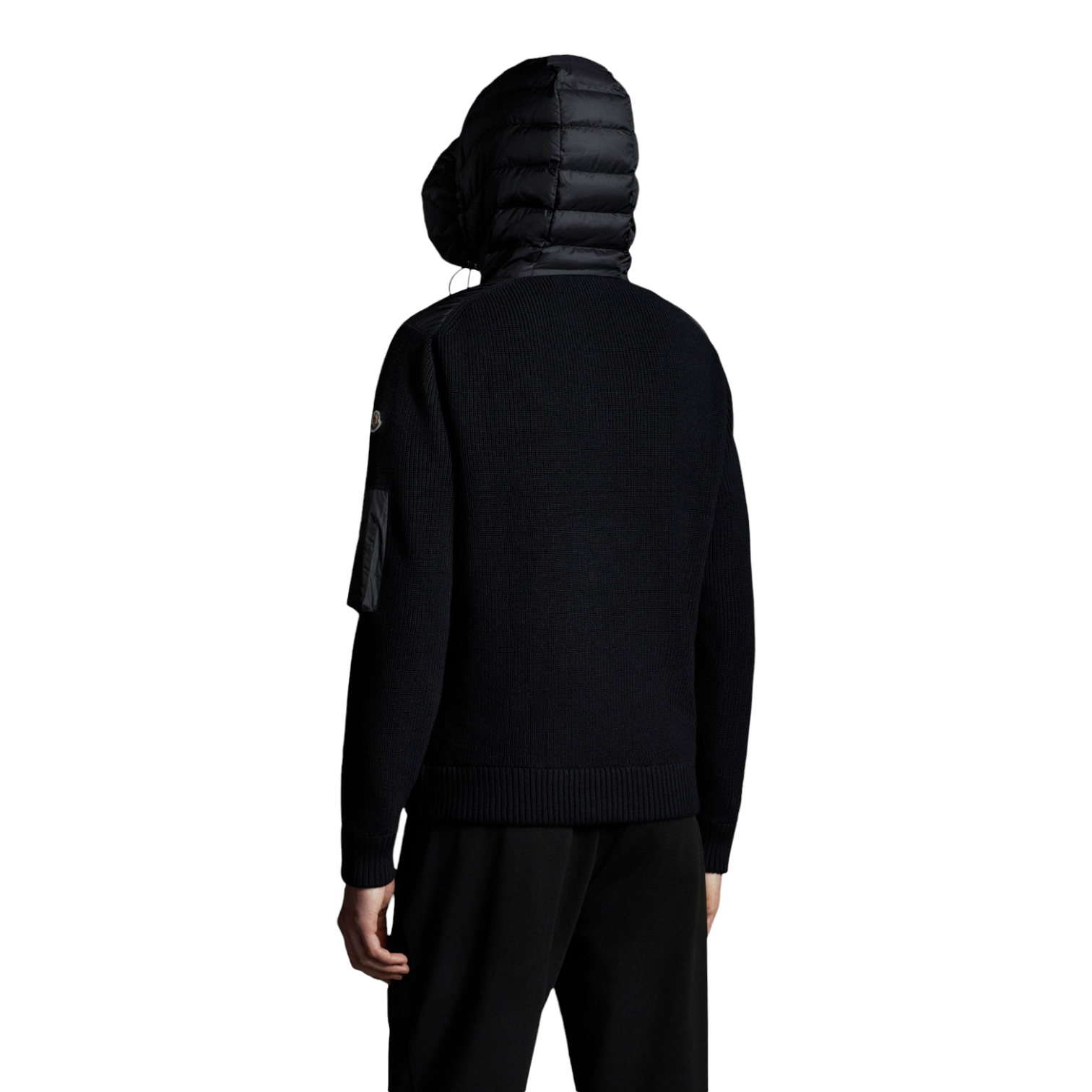 Moncler Tricot Hooded Cardigan