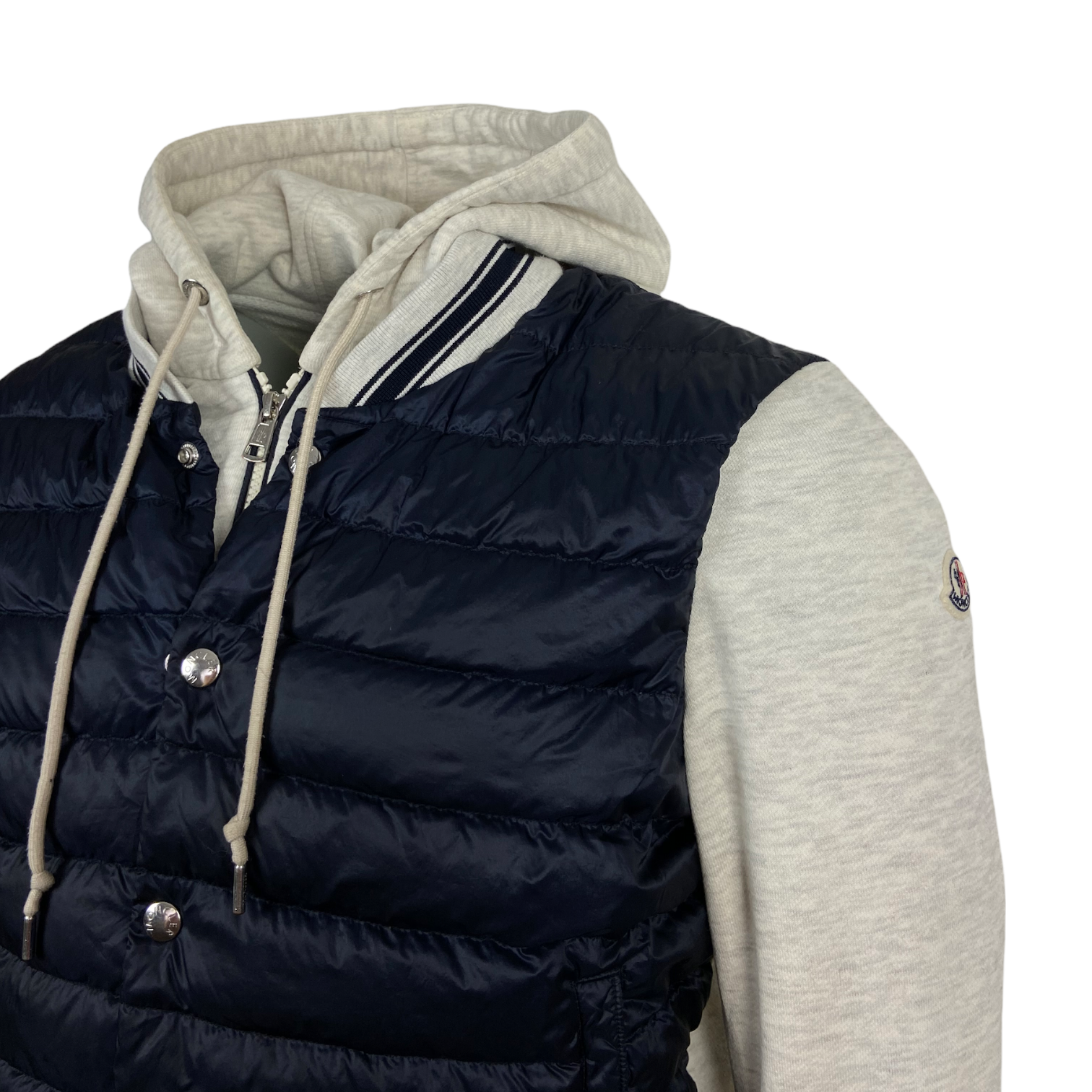 Moncler Hooded Down Cardigan