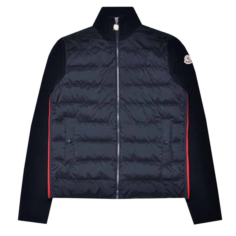 Moncler Tricot Down Cardigan