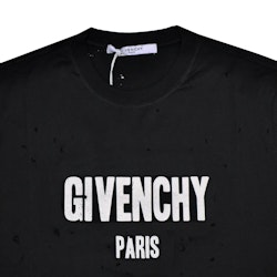 Givenchy Distressed Logo T-Shirt - Size S (Fits Large)