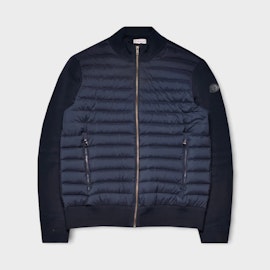 Moncler Hooded Down Cardigan - Size L (Fits M)
