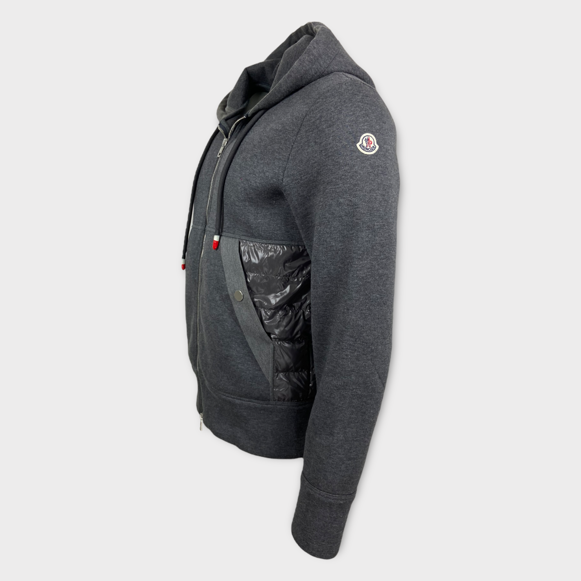 Moncler Hooded Down Cardigan - Size M (Fits S/M)