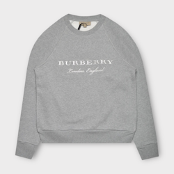 Burberry Logo Embroidery Sweatshirt - Size S