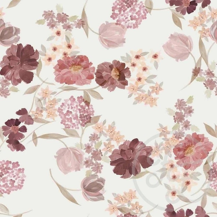 Vintage Floral French Terry