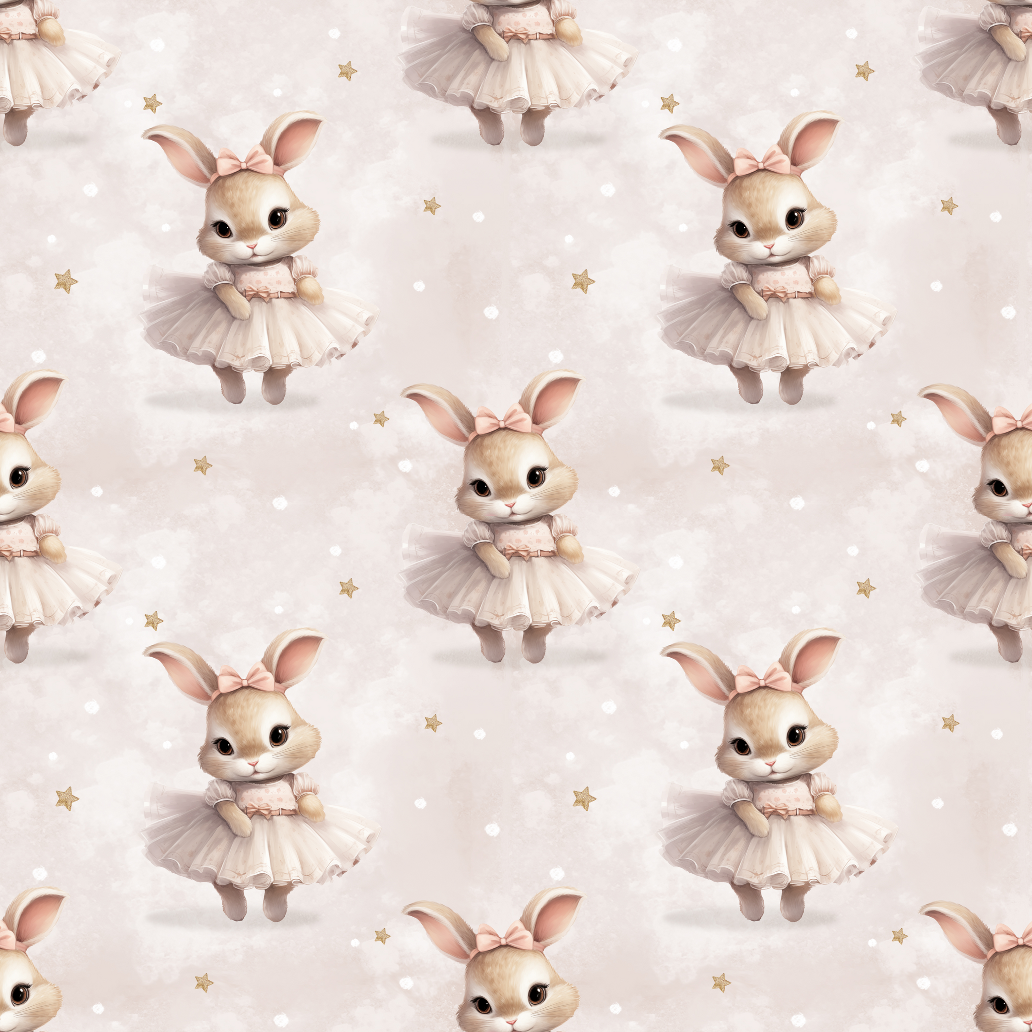 Bunny ballerina ribbjersey