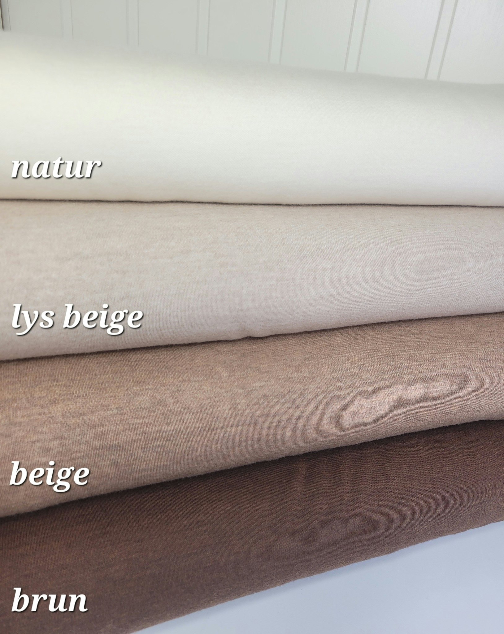 Merinoull interlock Beige