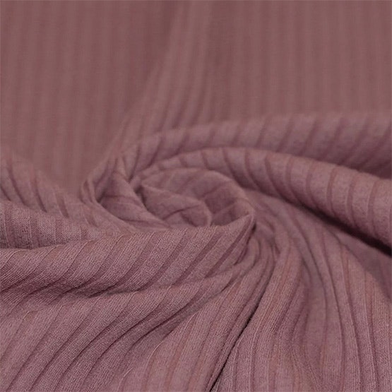 Old mauve ribbjersey