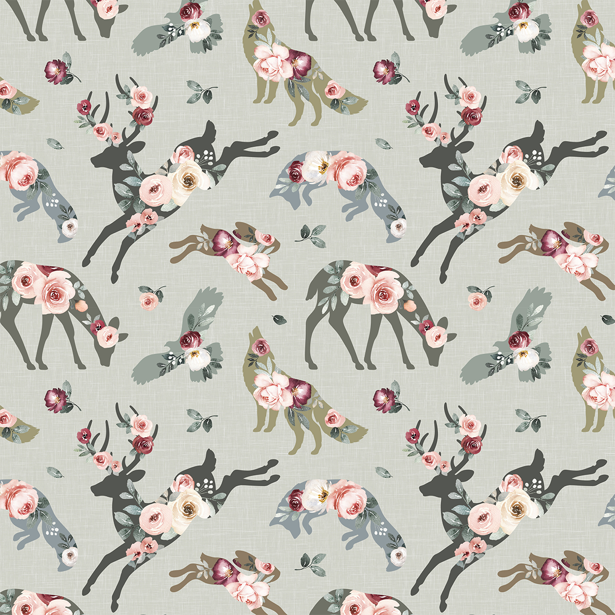 Floral Woodland jersey