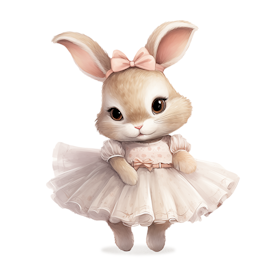 Bunny ballerina