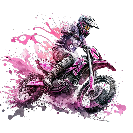 Motorcross rosa