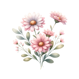 Bukett rosa