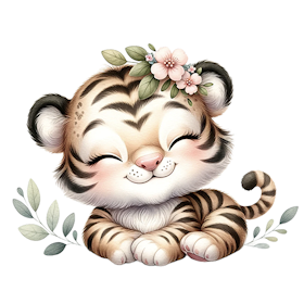 Sweet tiger som sover
