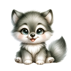 Baby wolf
