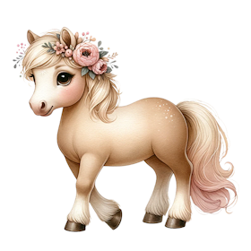 Pretty Palmomino horse 2