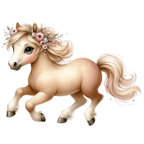 Pretty Palmomino horse 1